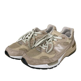 【中古】NEW BALANCEスニーカー M992TN ベージュ サイズ：27cm【価格見直し】