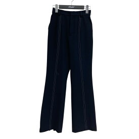 【中古】ELLIE　センタープレスフレアパンツ ネイビー サイズ：S 【120226】（エリー）