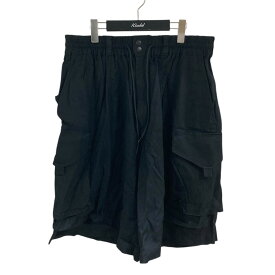 【中古】Y-3　ツイルショーツ ブラック サイズ：L 【130226】（ワイスリー）