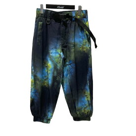 【中古】Y-3　25SS AOP RIPSTOP PANTS ナイロンパンツ JL8298 ブラック サイズ：S 【160226】（ワイスリー）
