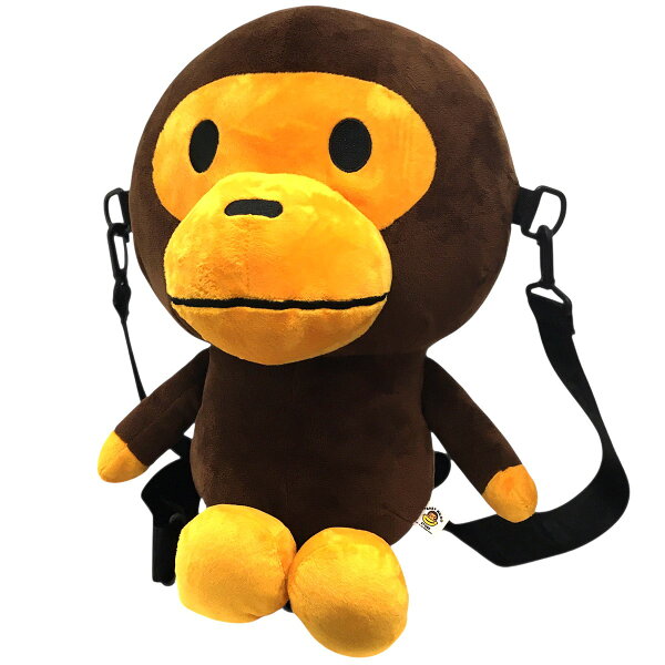 【中古】 A BATHING APE 24SS BAPE BABY MILOR EXTRA LARGE PLUSH BACKPACK ベイプ ベビーマイロ エクストララージ プッシュ バックパック ブラック 【価格見直し】