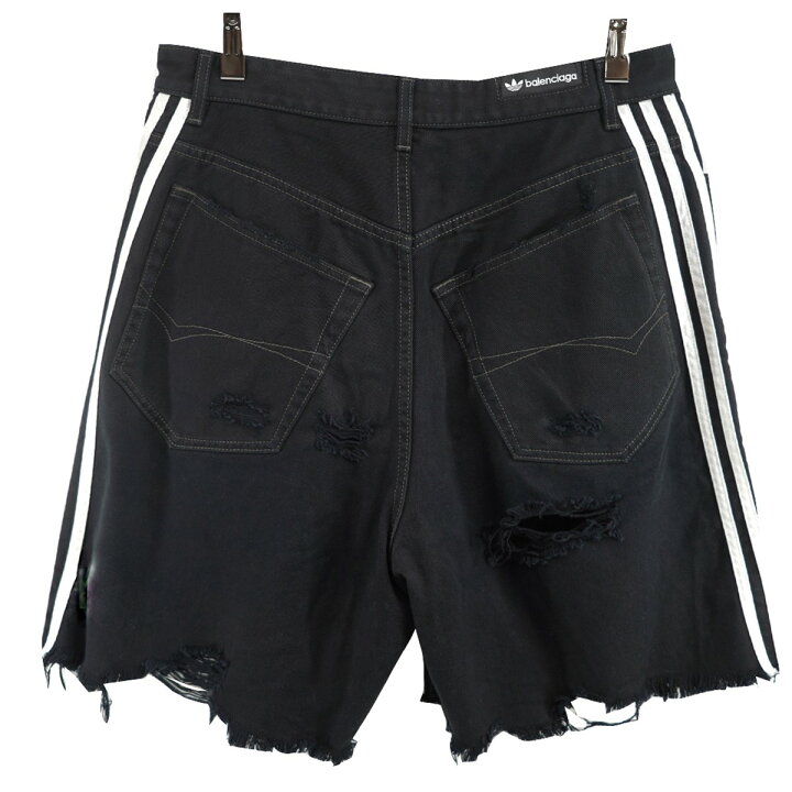 楽天市場】【中古】BALENCIAGA×adidas23SS × adidas Destroyed Baggy 