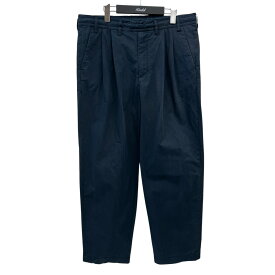 【中古】WHITE MOUNTAINEERING　タックワイドテーパードパンツ ネイビー サイズ：0 【290326】（ホワイトマウンテニアリング）