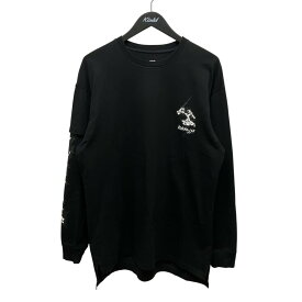 【中古】ACRONYM　レイヤードプリントロングカットソー ブラック サイズ：S 【290326】（アクロニウム）