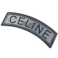 【中古】CELINE　Vintage ヴィンテージ アーチ ロゴ ブローチ 【030426】（セリーヌ）