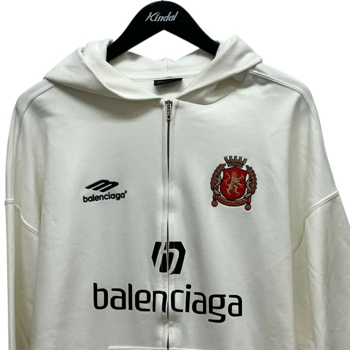 楽天市場】【中古】BALENCIAGASoccer Paris Zip-Hoodie サッカーロゴ 