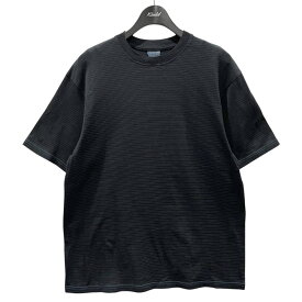【中古】yonetomi　ボーダー柄Tシャツ SPECIAL GARMENT DYE BORDER TEE スペシャル ガーメントダイ ボーダーティー チャコールグレー・ブルー・ブラック サイズ：2 【130426】（ヨネトミ）