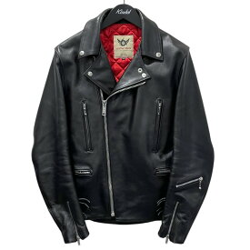 【中古】666ダブルライダースジャケット ブラック サイズ：36