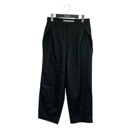 【中古】WHITE MOUNTAINEERING　トロピカルウール 2タック ワイドパンツ WM2471401 チャコールグレー サイズ：0 【130426】（ホワイトマウンテニアリング）