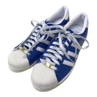 【中古】A BATHING APE×adidasローカットスニーカー ブルー サイズ：28cm【価格見直し】