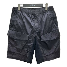 【中古】WHITE MOUNTAINEERING　ナイロンカーゴショーツ ブラック サイズ：3 【150426】（ホワイトマウンテニアリング）