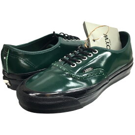 【中古】VANS26SS OTW Authentic 44 Siped Vibram オーセンティック パテントレザー ブローグ シューズ スニーカー 靴 グリーン サイズ：26.5CM【価格見直し】