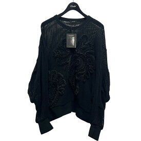 【中古】TAAKK　26SSメッシュプルオーバー Pullover TA26SS-JR035 ブラック サイズ：2 【250426】（ターク）