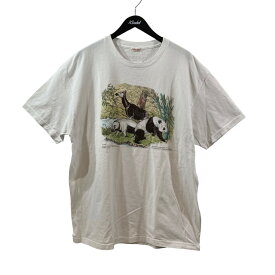 【中古】NICENESS柿乃葉kakinoha限定 世界3大珍獣 NK-8804J15 ホワイト サイズ：L【価格見直し】