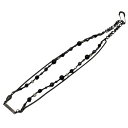 【中古】s’yte yohji yamamoto　ネックレス ブラック 【230526】（サイトヨウジヤマモト）