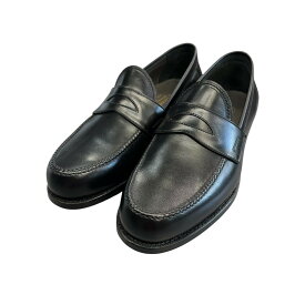 【中古】F．LLI Giacometti　コインローファー FG257 ブラック サイズ：39 1/2 【310526】（フラッテッリ ジャコメッティ）