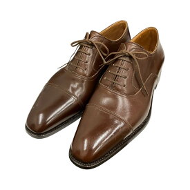 【中古】Stefano Bemerレザーシューズ ブラウン サイズ：40 1/2(約25.5cm)【価格見直し】