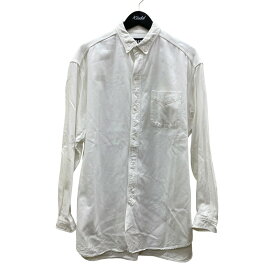 【中古】AUBERGE　BIG BROOKS ボタンダウンシャツ ホワイト サイズ：44 【120626】（オーベルジュ）