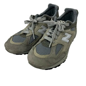 【中古】NEW BALANCE×WTAPS990V2 ローカットスニーカー グレー サイズ：24.0cm【価格見直し】