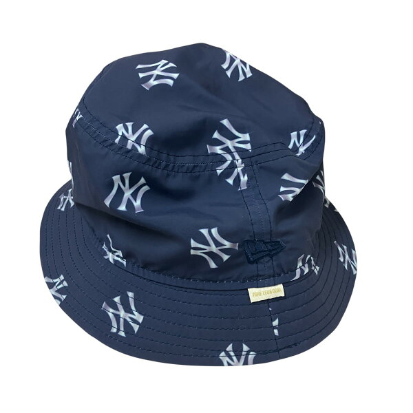 【中古】 New Era×Aime Leon Dore NY総柄バケットハット ネイビー サイズ：LXL 【価格見直し】