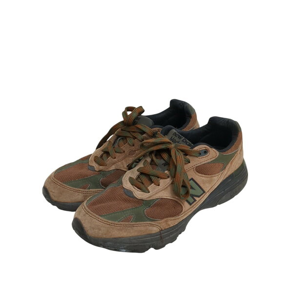 【中古】 NEW BALANCE×Aime Leon Dore　 スニーカー MR993ALD ブラウン×グリーン サイズ：28cm 【060726】（ニューバランス×エメ レオン ドレ）
