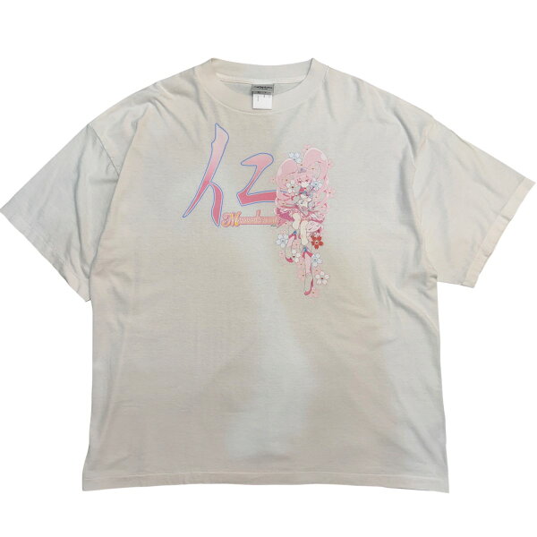 【中古】 mononoke・made 26SS／ SS T-SHIRT／仁 ／ショートスリーブTシャツ 仁 ／MT-MK8-0000-004 ホワイト サイズ：XXL 【価格見直し】