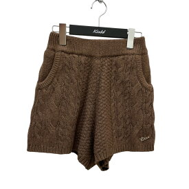 【中古】chico　ケーブルニットショートパンツ CHZ1052402A0003 ブラウン サイズ：FREE 【150726】（チコ）