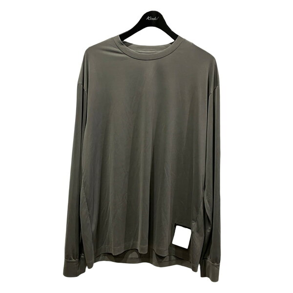 【中古】 SATISFY LONG TEE ロングスリーブTシャツ グレー サイズ：L 【価格見直し】
