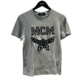 【中古】MCM　Tシャツ MET8SMM11EG00M グレー サイズ：M 【290726】（エムシーエム）