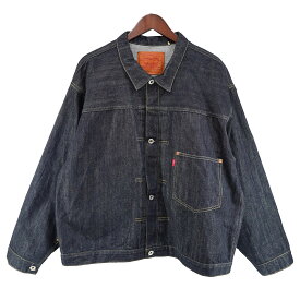 【中古】LEVI’S VINTAGE CLOTHING　26SS LVC 復刻 S506XX 1st ファースト 1944年大戦モデル ノーフラップ ポケット S506XXE 月桂樹 ローレル ボタン Tバック レザー パッチ ビッグE デニム ジャケット インディゴ 【160826】（リーバイスヴィンテージクロージング）