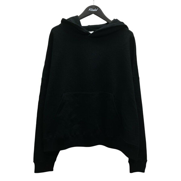 【中古】 MONONOKE made　 HOODIE FLOWER フードパーカー ブラック サイズ：L 【270826】（モノノケメイド）