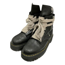 【中古】RICK OWENS×Dr．Martens　1460 QUAD RO メガレースブーツ ブラック サイズ：41(26cm) 【010926】（リックオウエンス×ドクターマーチン）