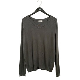 【中古】STUDIOUS　Vネックニット 116230007 グレー サイズ：1 【040926】（ステュディオス）