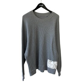 【中古】A．F ARTEFACT　Waffle Dolman Long Pullover ロングスリーブカットソー AFA-ag-7060 グレー サイズ：1 【060926】（エーエフアーティファクト）