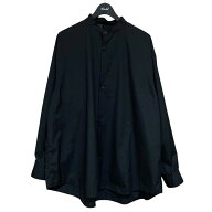 【中古】N．HOOLYWOOD COMPILE　バンドカラーシャツ 長袖シャツ SH14-102 ブラック サイズ：40 【120926…