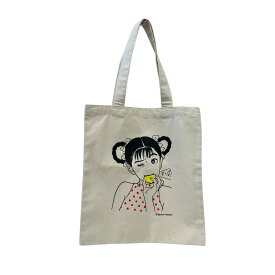 【中古】江口寿史　キャンバストートバッグ ベージュ 【140926】（エグチヒサシ）