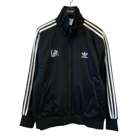 【中古】ADIDAS×KORN　Track Jacket トラックジャケット IN9109 ブラック サイズ：XL 【230926】（アディダス×コーン）