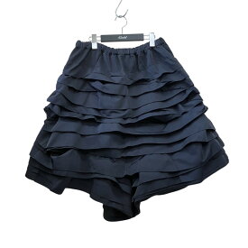 【中古】COMME des GARCONS　ギャザーハーフパンツ RB-P009 ブラック サイズ：M 【290926】（コムデギャルソン）