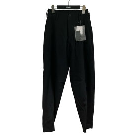 【中古】YOHJI YAMAMOTO　ギャバジンローライズベーシックパンツ ブラック サイズ：1 【290926】（ヨウジヤマモト）