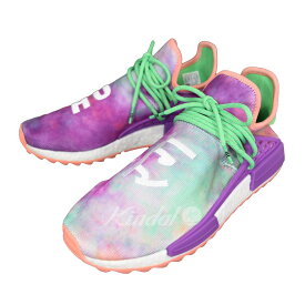 【中古】adidas Originals Pharrell Williams　PW HU HOLI NMD MC トレイルホーリーヒューマンレース AC7034 パープル サイズ：US 10 1／2 【270219】（アディダスオリジナルス ファレルウィリアムス）