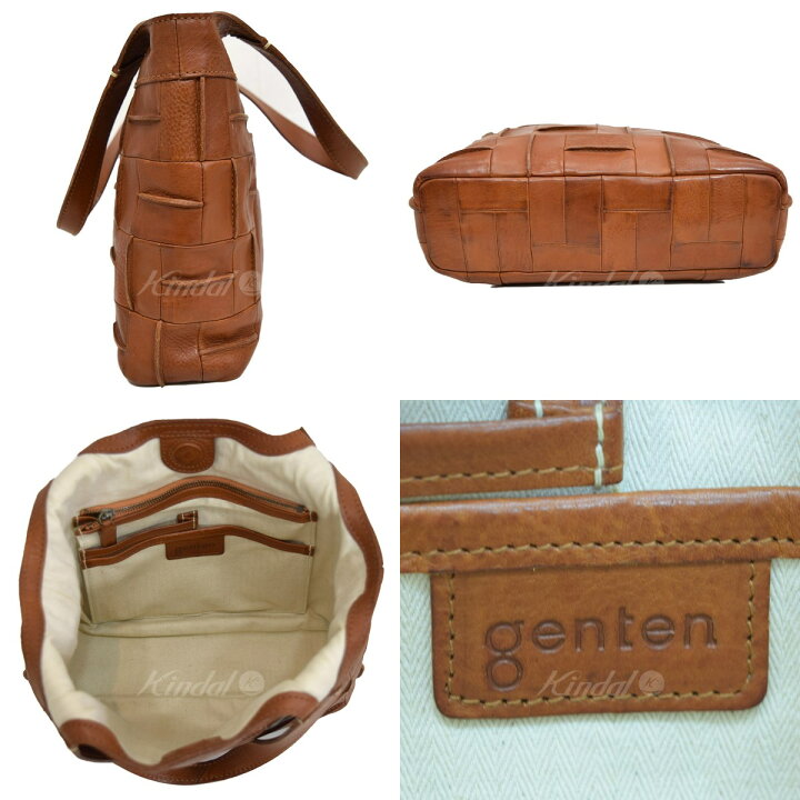 楽天市場】【中古】Genten Mattone マトォーネ トートバッグ ブラウン 