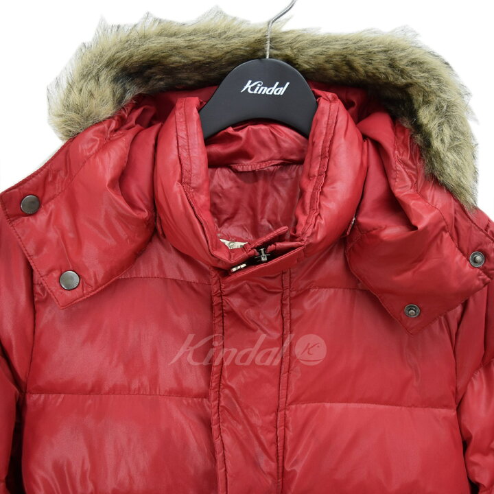 楽天市場】【中古】DIESEL フェイクファー ダウンジャケット レッド 