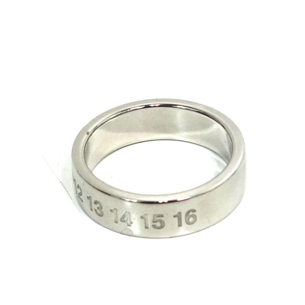 【中古】Maison Margiela 1121SS「Engraved silver logo ring」ナンバーリング シルバー サイズ：M（21号） 指輪・リング