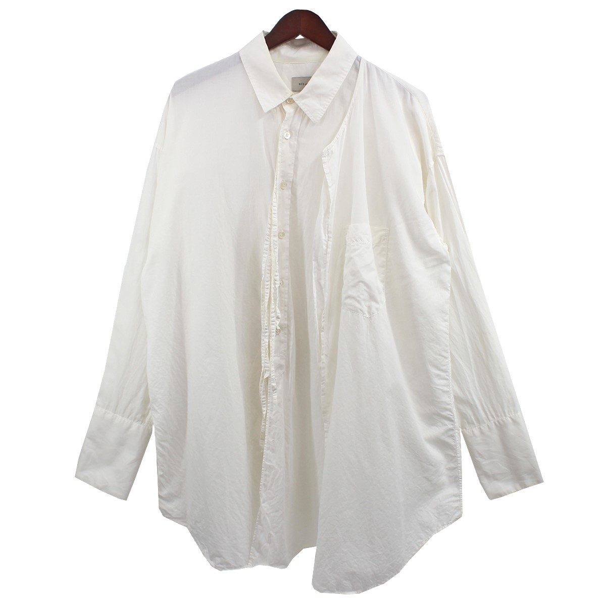 特売 【中古】BED J．W． FORD 18SS Cape シルク混変形 デザインシャツ ホワイト サイズ：2 【290621】（ベッドフォード）  【限定価格セール！】 -yaelsimoni.co.il