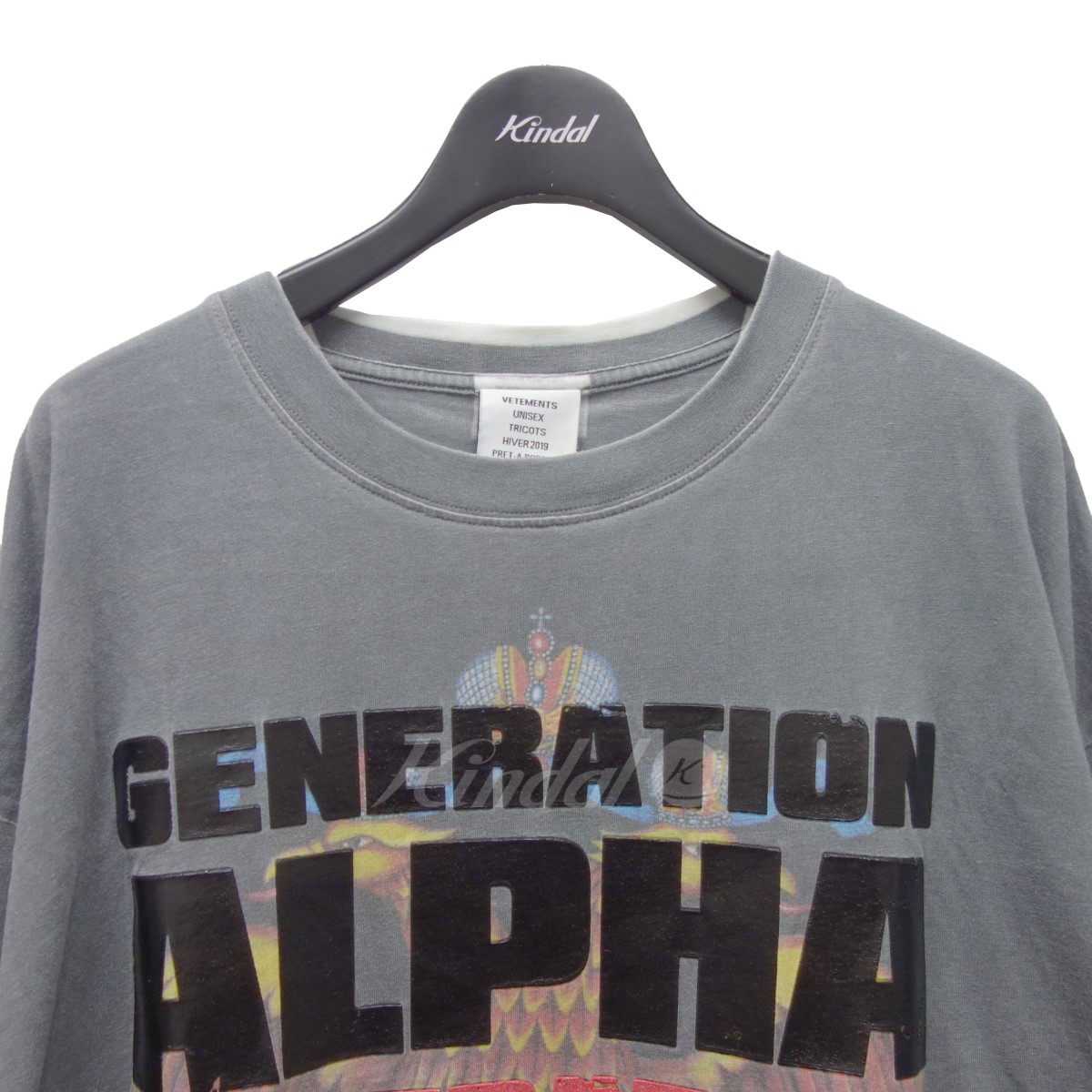 楽天市場】【中古】VETEMENTS18AW「Generation Alpha Tee