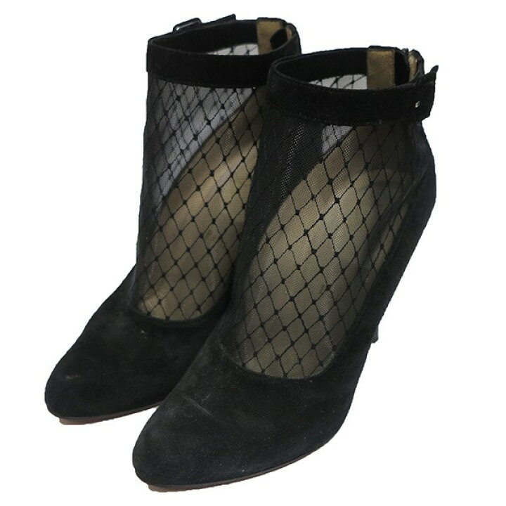 楽天市場】【中古】CHRISTIAN LOUBOUTINメッシュショートブーツ  