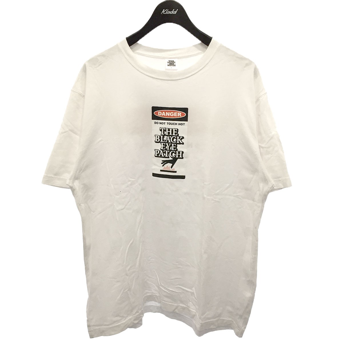 【中古】THE BLACK EYE PATCH　DANGERプリントTシャツ ホワイト サイズ：L 【261121】（ブラックアイパッチ） |  ブランド古着のカインドオル