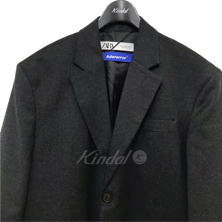 楽天市場】【中古】ADER ERROR×ZARA テーラードジャケット グレー 