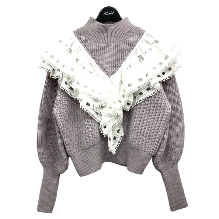 楽天市場】【中古】SNIDEL エンブロイダリードッキングニットプル  