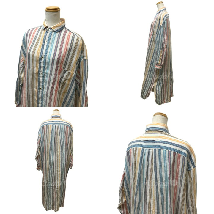 楽天市場】【中古】TICCA マルチストライプワンピース マルチ  
